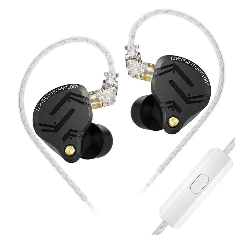 KZ ZS12 PRO X Hybrid IEM Earphones with 2PIN Cable