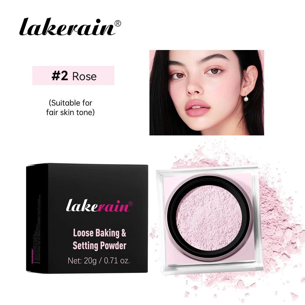 Ibcccndc Loose Setting Powder Long Lasting Oil Control Matte Finish