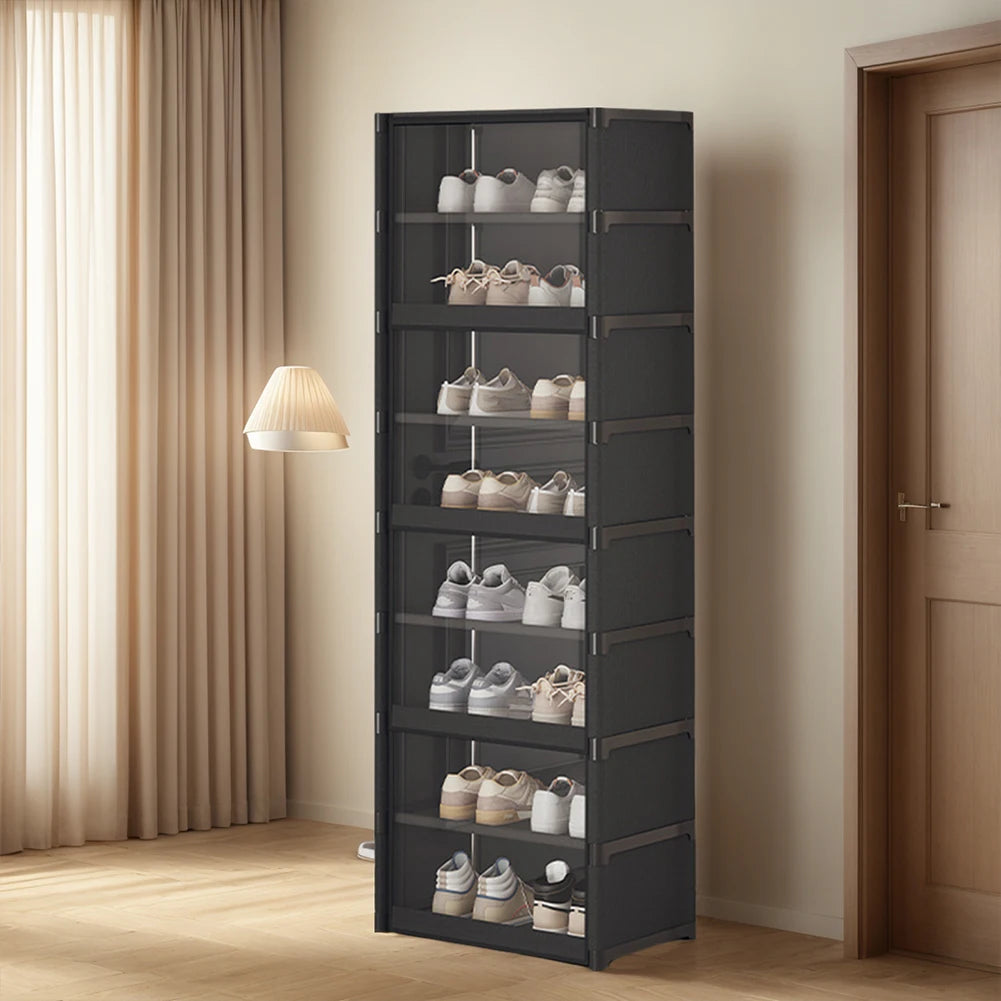 Atuotin 9 Tier Shoe Rack Organizer Holds 18 Pairs Narrow Shoes Cabinet
