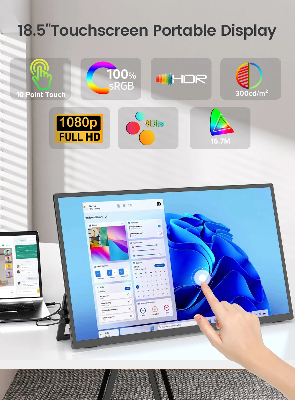 Uperfect Usteam E6 Pro 1080P 120Hz Touchscreen Portable Monitor