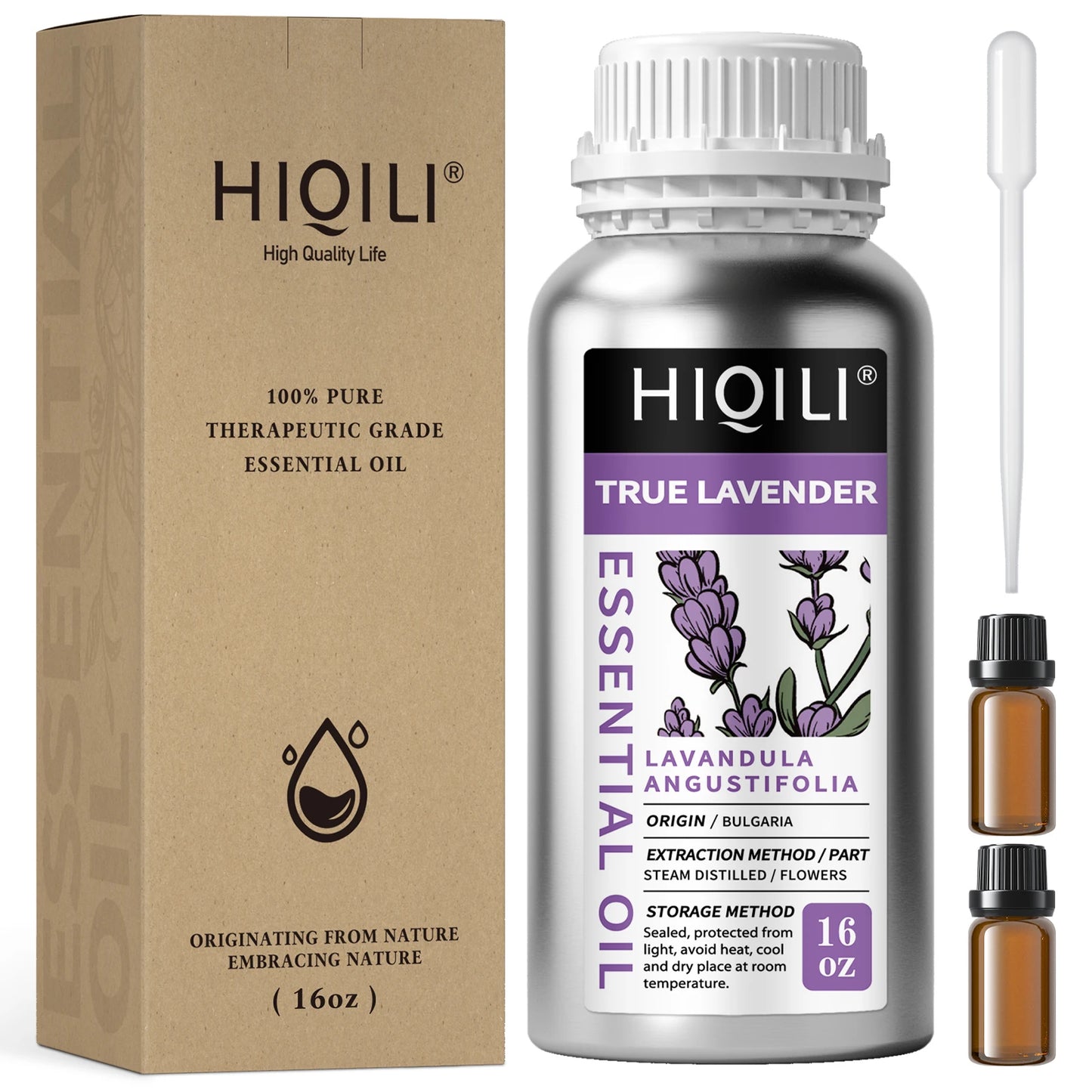 HIQILI Lavender Eucalyptus Nutmeg Pure Essential Oil