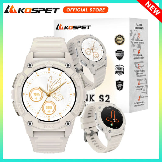 Kospet Tank S2 Gps Smartwatch Featuring Altimeter And Amoled Screen