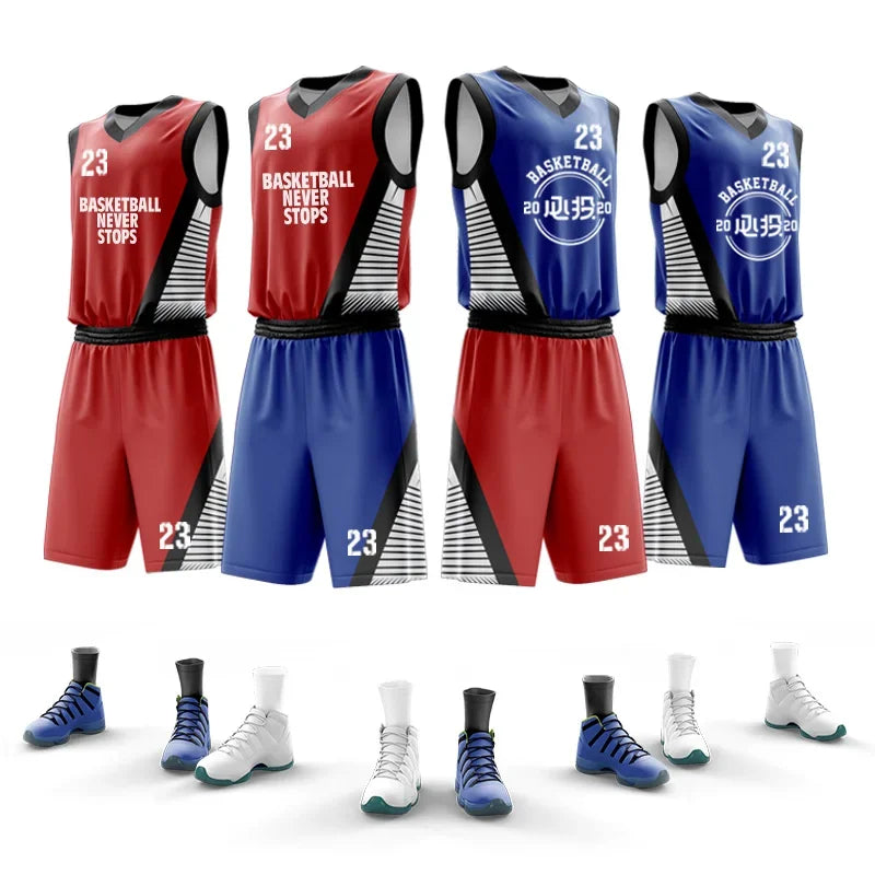 Jianfei Personalized Reversible Basketball Jersey Training Uniform