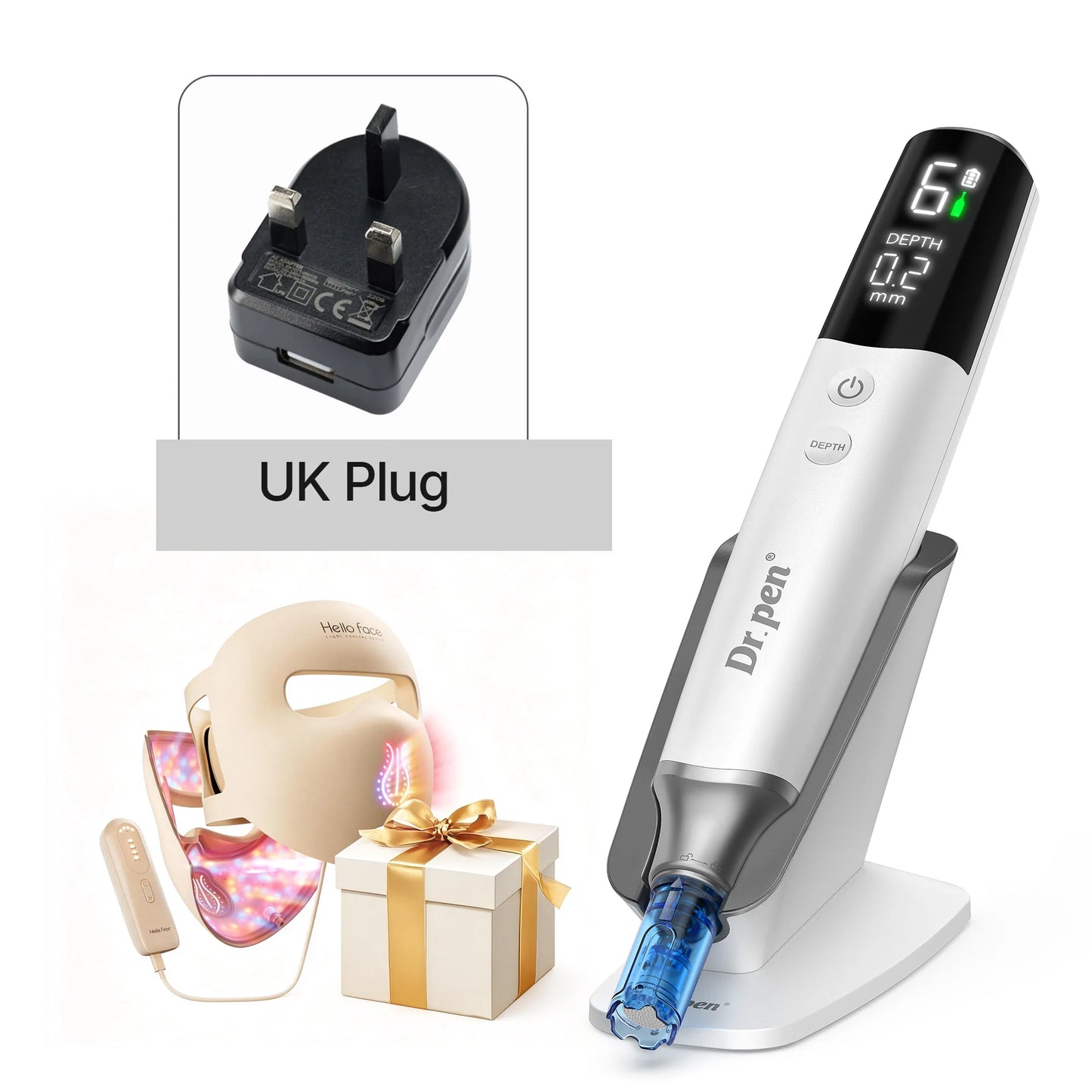 Hello Face DrPen M9 Microneedle Device With M300 LED Mask