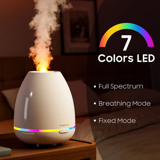 Fashome Ultrasonic Essential Oil Diffuser Humidifier With LED Lights