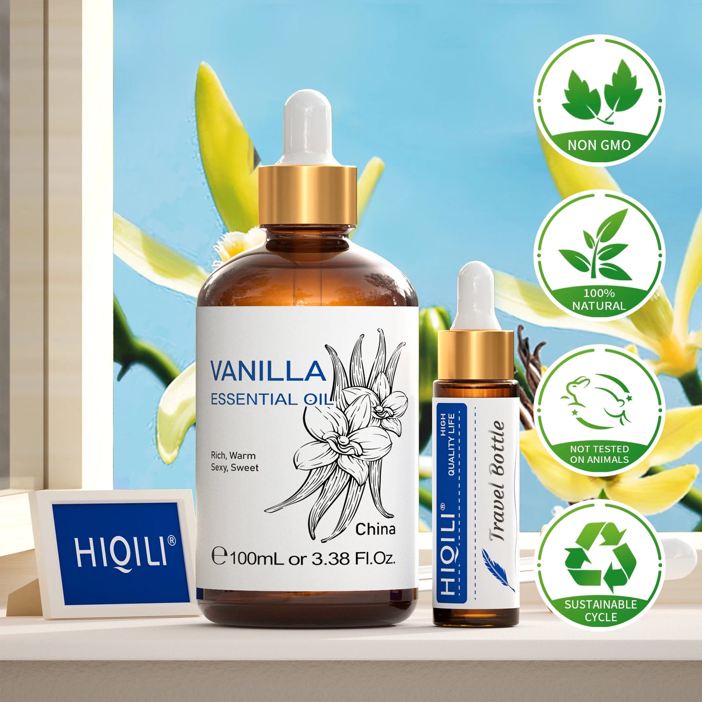 HIQILI Lavender Eucalyptus Nutmeg Pure Essential Oil