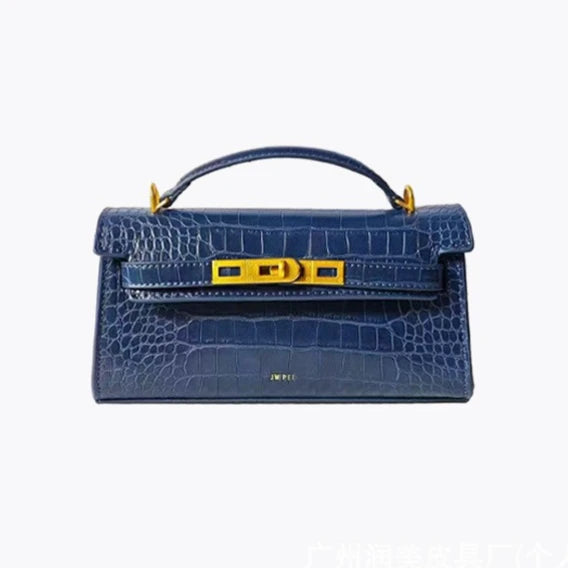 JW PEI Noor Mini Crocodile Embossed Top Handle Satchel Purse
