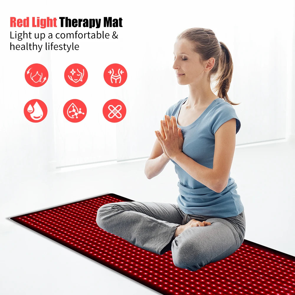 Full Body Red Light Therapy Mat Infrared LED Blanket