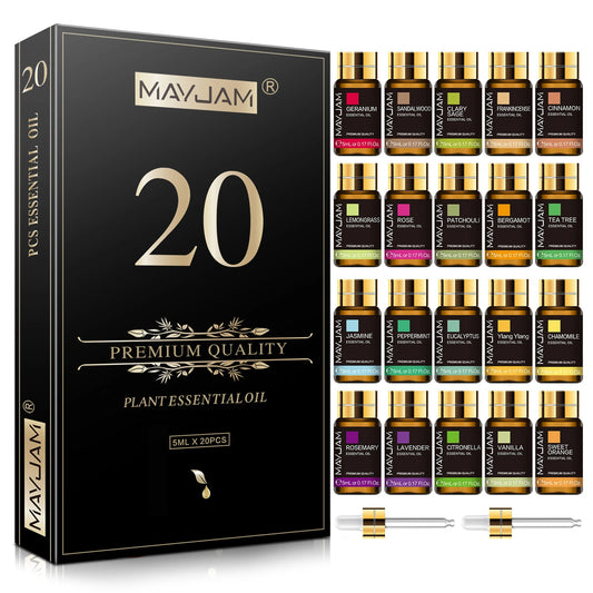 Mayjam Premium Essential Oil Collection Set For Aromatherapy