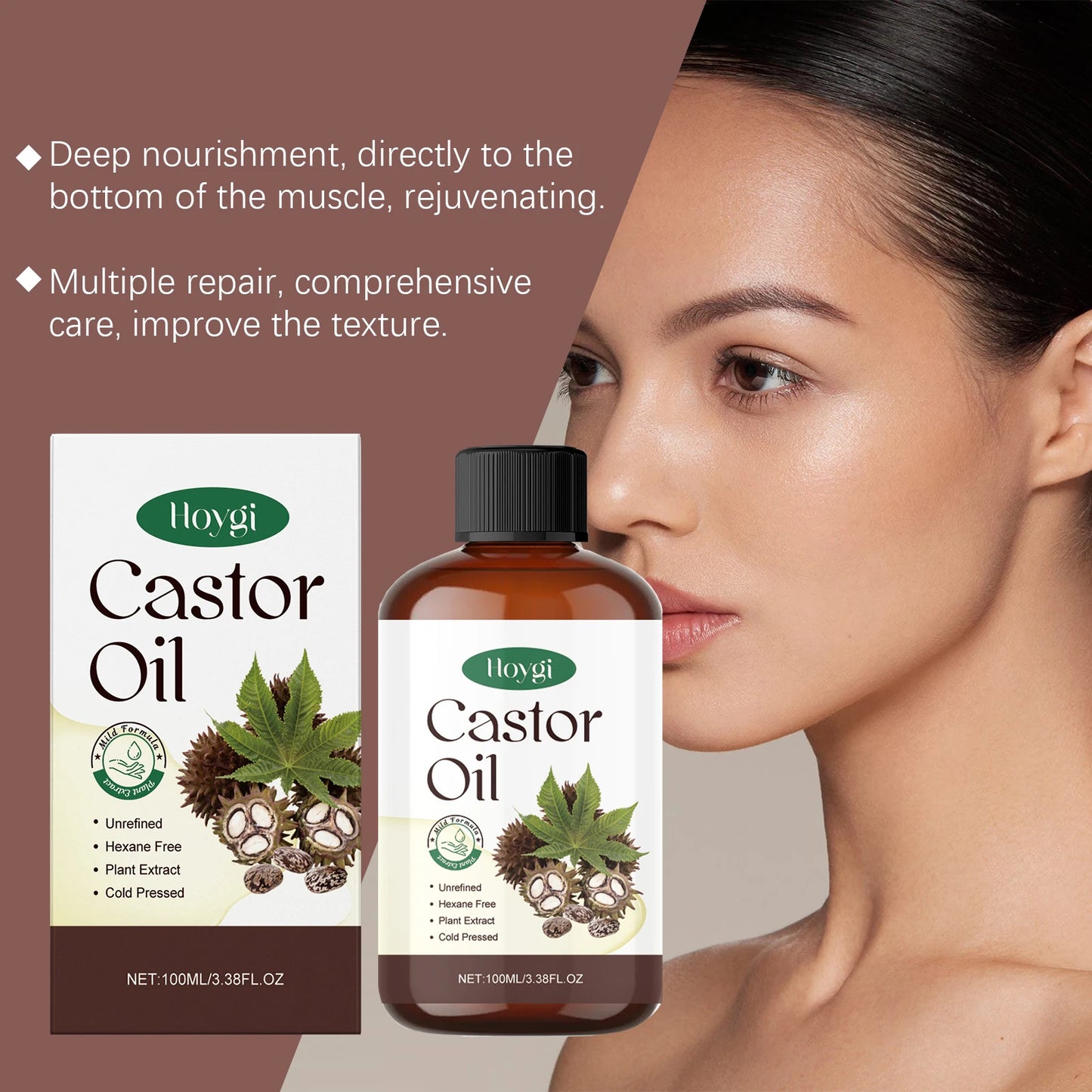 Castor Oil Body Care Oil Nourishing Skin And Scalp