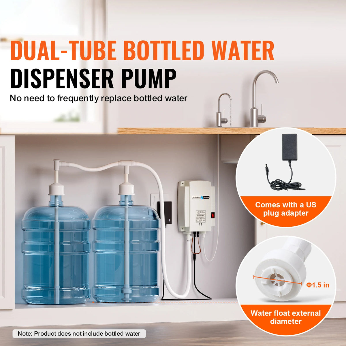 SucceBuy Electric Double-Pipe Water Dispenser Pump System