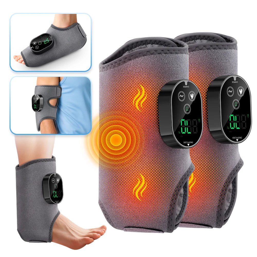Pastsky Electric Ankle And Wrist Heating Vibration Therapeutic Massager