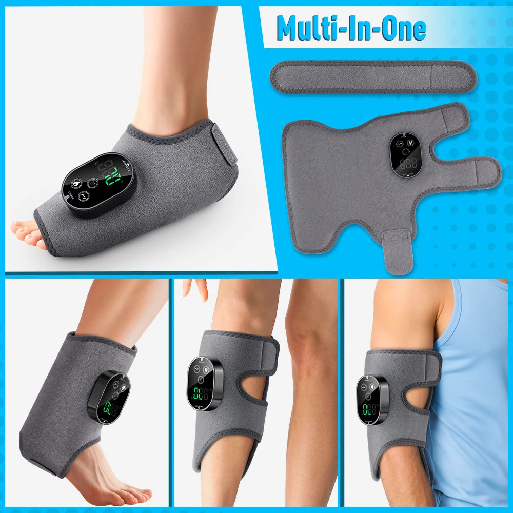 Pastsky Electric Ankle And Wrist Heating Vibration Therapeutic Massager