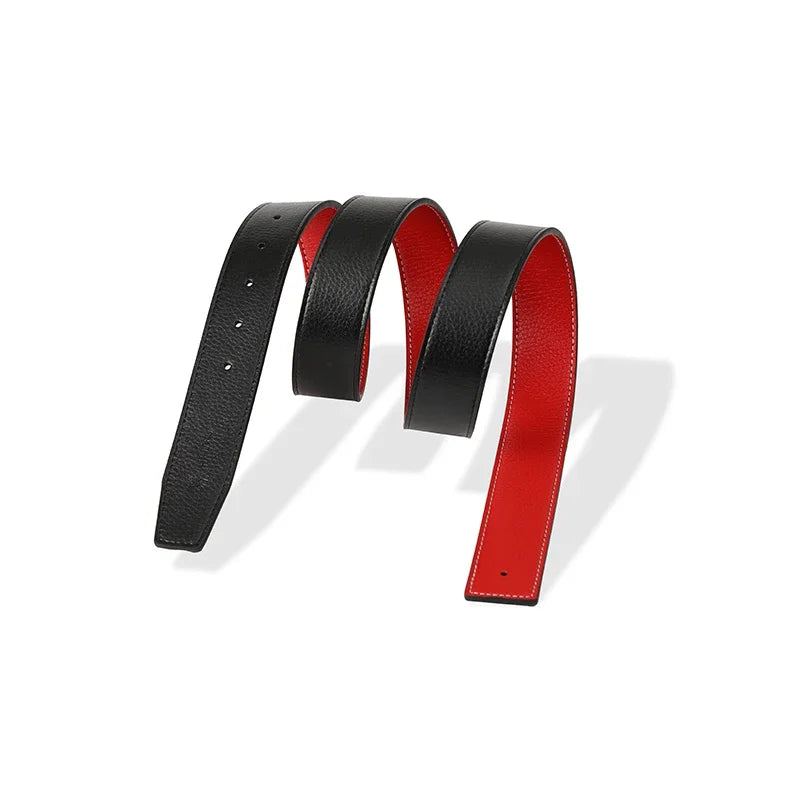 PU Leather No Buckle Belt Casual Style For Everyday Wear
