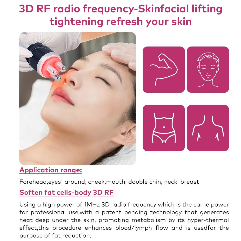 Ultrasonic Cavitation Body Slimming Machine Facial Massager