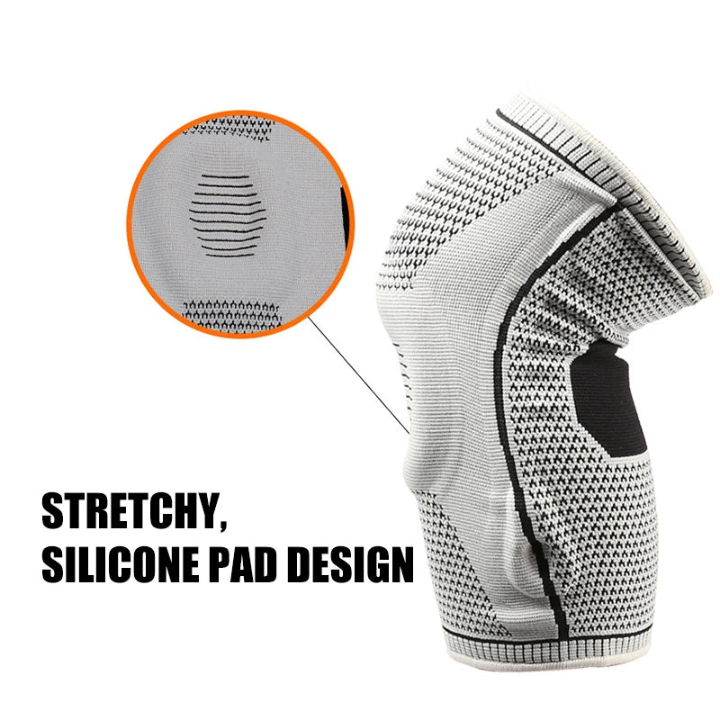 Outdoor Sports Knee Pads Knit For Basketball And Fitness