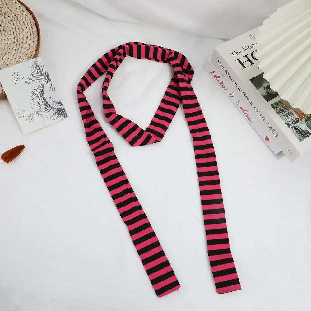 YJSFG HOUSE Harajuku Cotton Scarf Neckerchief Long Streetwear