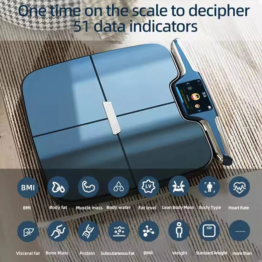 Smart Scale 8Electrode Digital Body Weight Fat BMI Muscle Mass