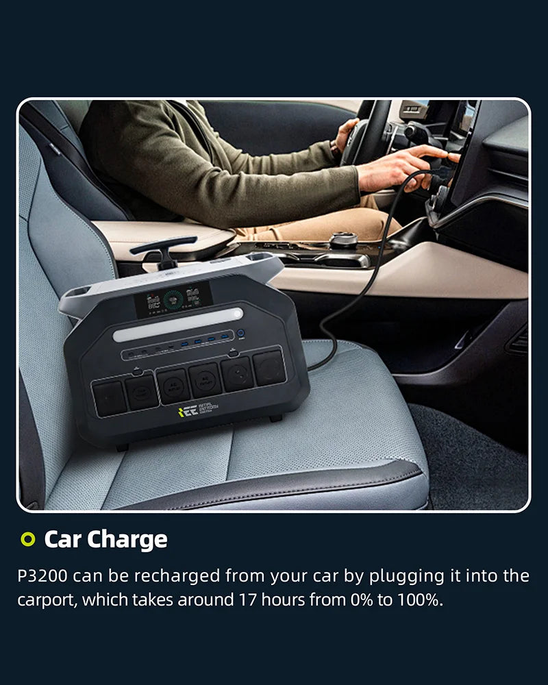IEE Portable Power Station With Fast Charging Backup Power