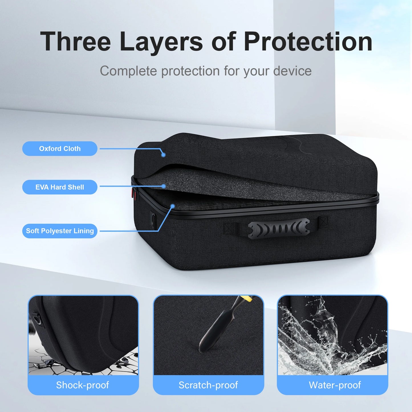STARTRC Meta Quest 3 Large Carrying Case With Soft Lining