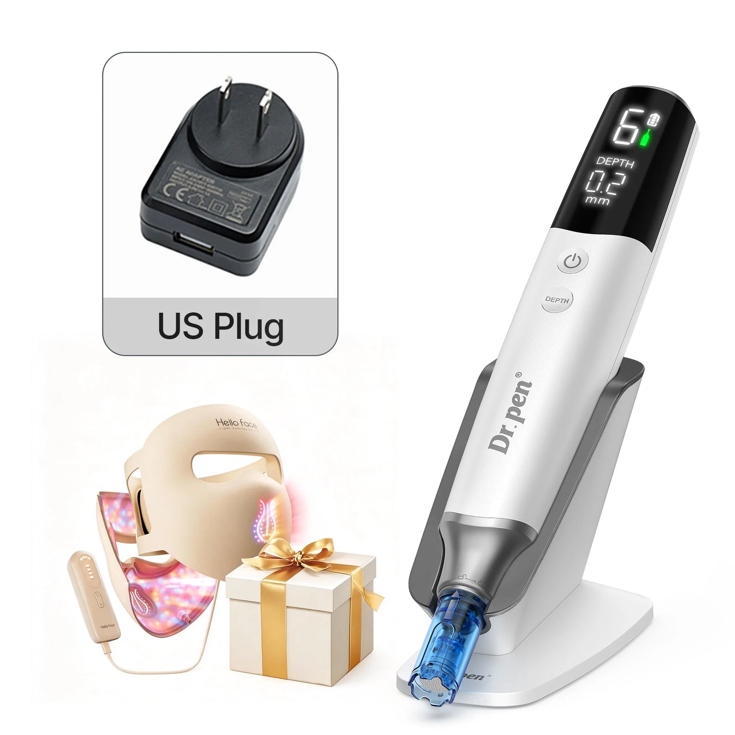 Hello Face DrPen M9 Microneedle Device With M300 LED Mask