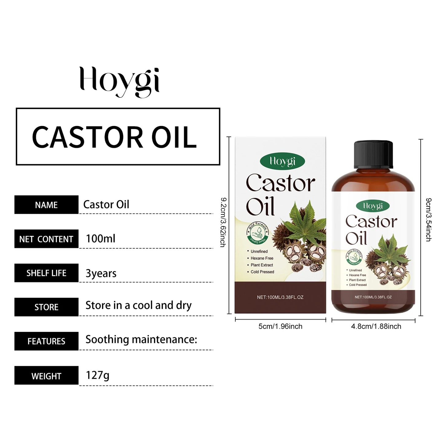 Castor Oil Body Care Oil Nourishing Skin And Scalp