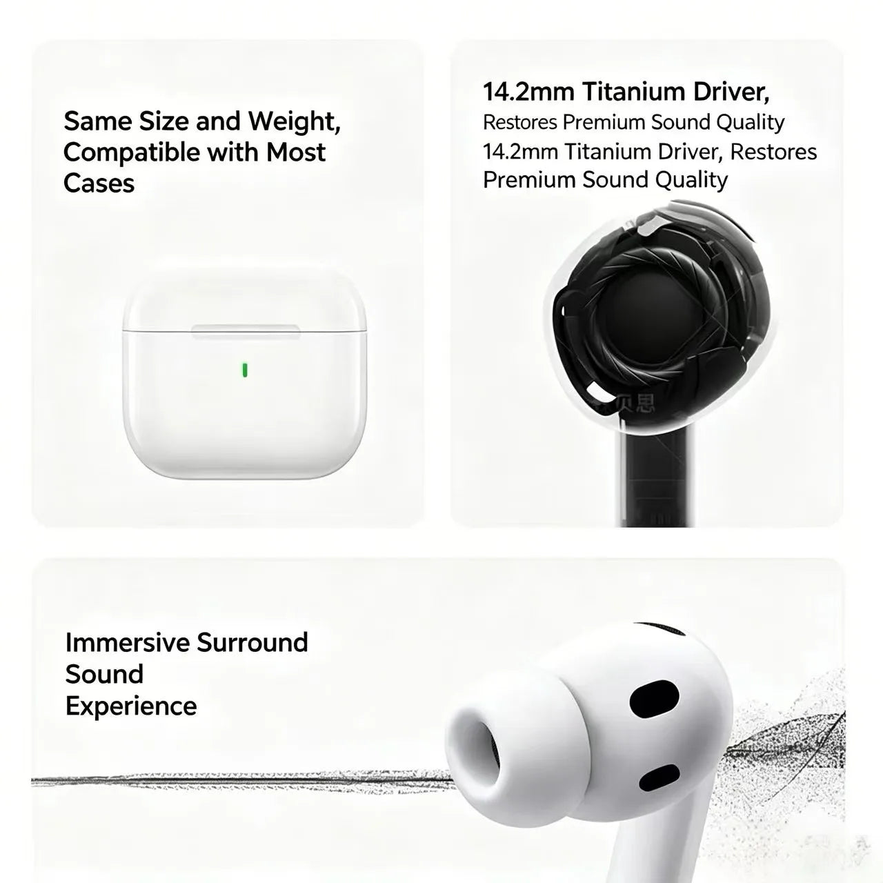 Pro3 Wireless Earbuds ANC Noise Cancelling Bluetooth Headphones