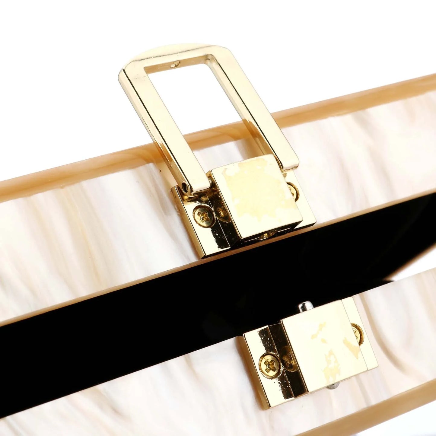 Acrylic Chain Box Clutch For Women Evening Party Purse