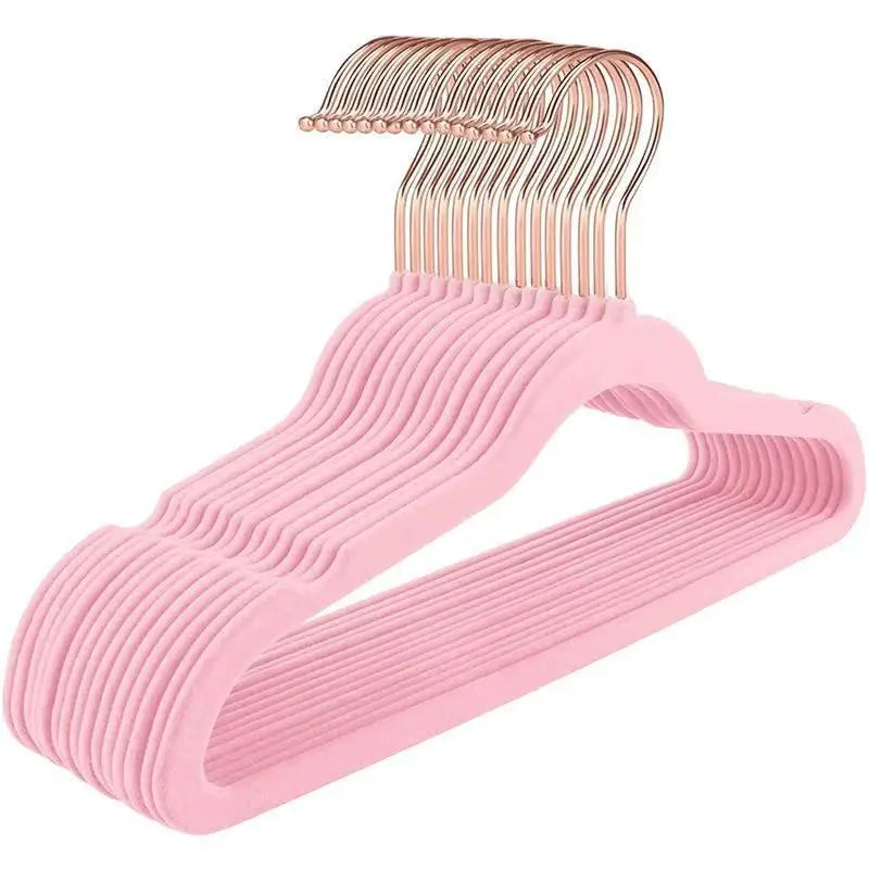 COBASPORT Velvet Hangers 50 Pack Heavy Duty Non Slip With 360 Degree Hook