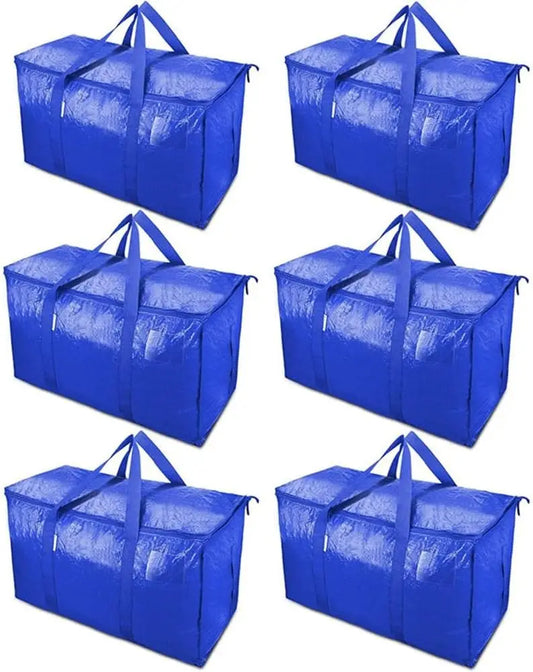 2 Pack Extra Large Moving Bags With Zippers And Handles