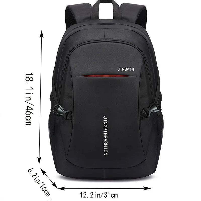 Oxford Waterproof Laptop Backpack Unisex Rucksack For Travel School Work