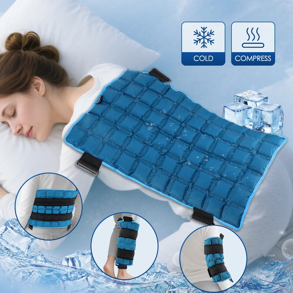 Hailicare Ice Pack for Back Relief Reusable Cold Wrap