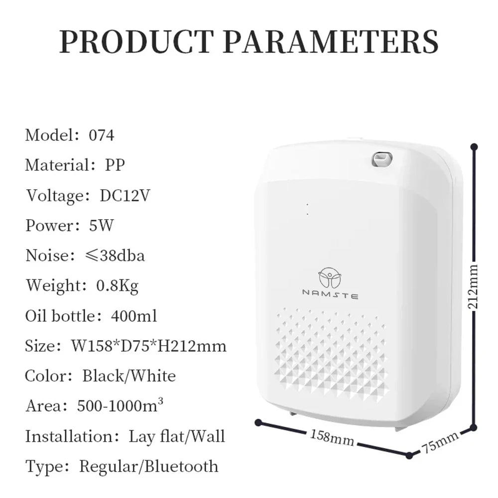 Namste Smart Aroma Diffuser With Bluetooth Control And Fan