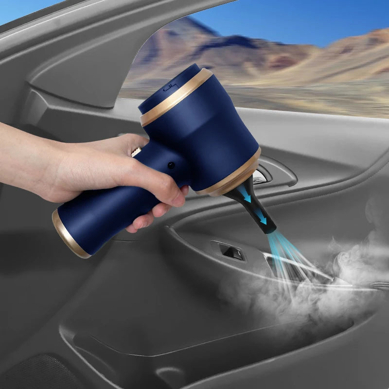 Cordless Portable Car Vacuum Cleaner With HEPA Filtration