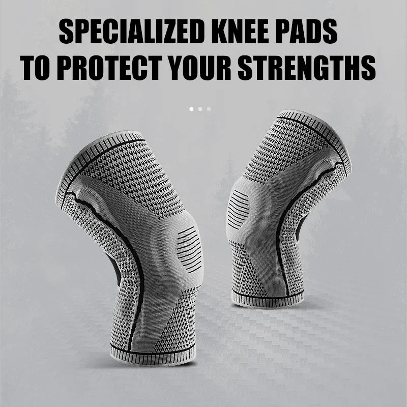 Outdoor Sports Knee Pads Knit For Basketball And Fitness