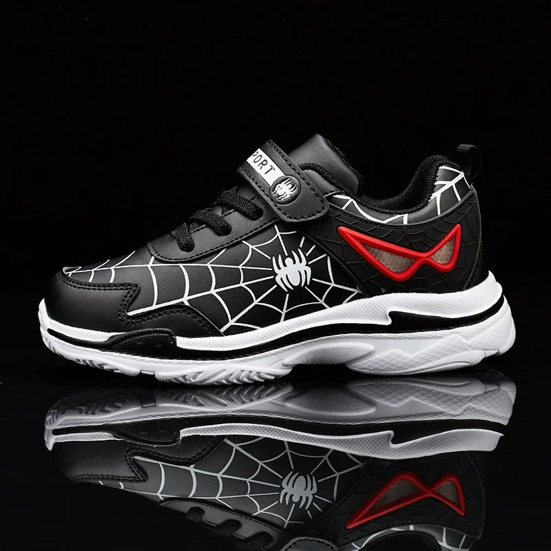 Breathable PU Leather Boys Casual Sports Sneakers For Kids