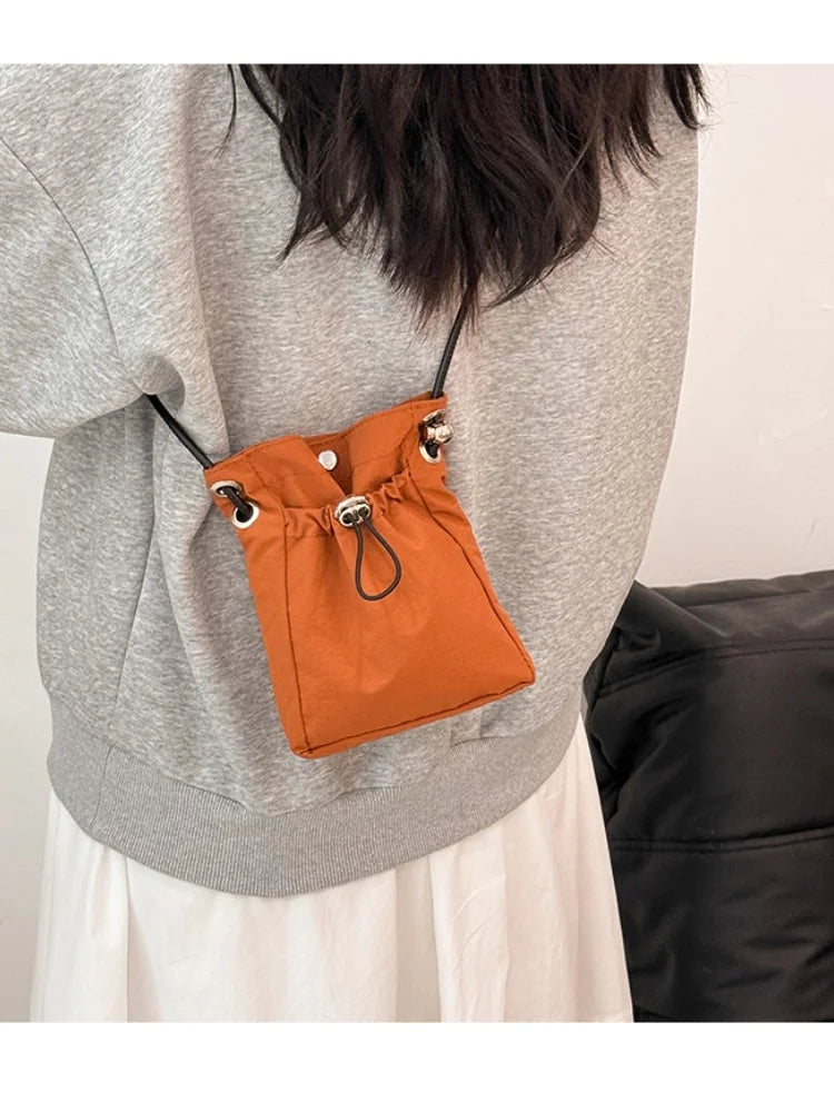 Nylon Crossbody Bag Soft Mini Phone Wallet Multifunctional