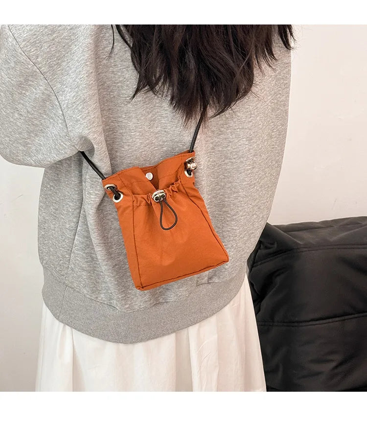 Nylon Crossbody Bag Soft Mini Phone Wallet Multifunctional