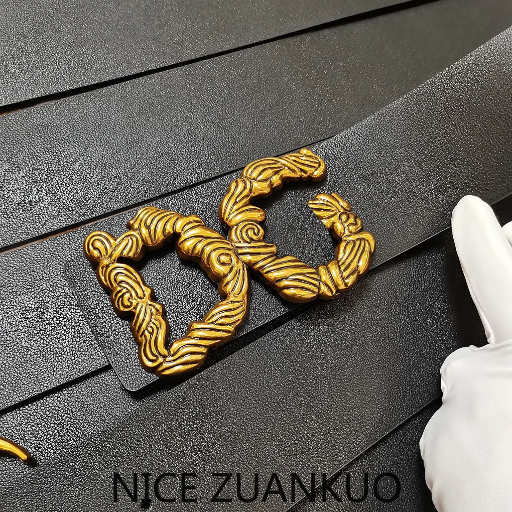 Women's Wide Split Leather Belt For Jeans And Skirts Slimming Fashion Accessory