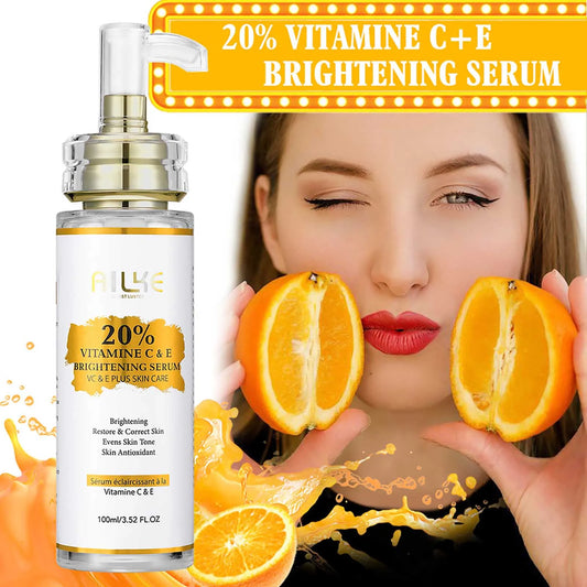 AILKE Vitamin C E Brightening Face Serum Dark Spots Reduction