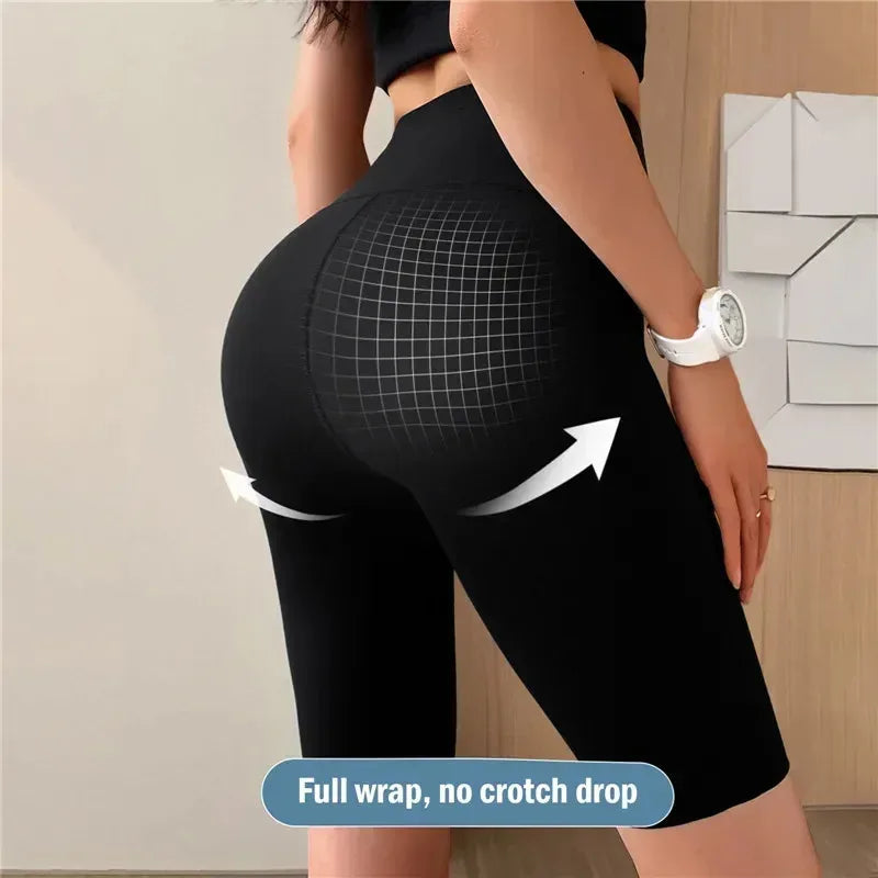 Women's Yoga Shorts High Waist Push Up Gym Fitness
