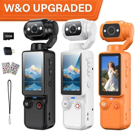 WO Portable 1MP Digital Camera 4K Video And 16X Zoom