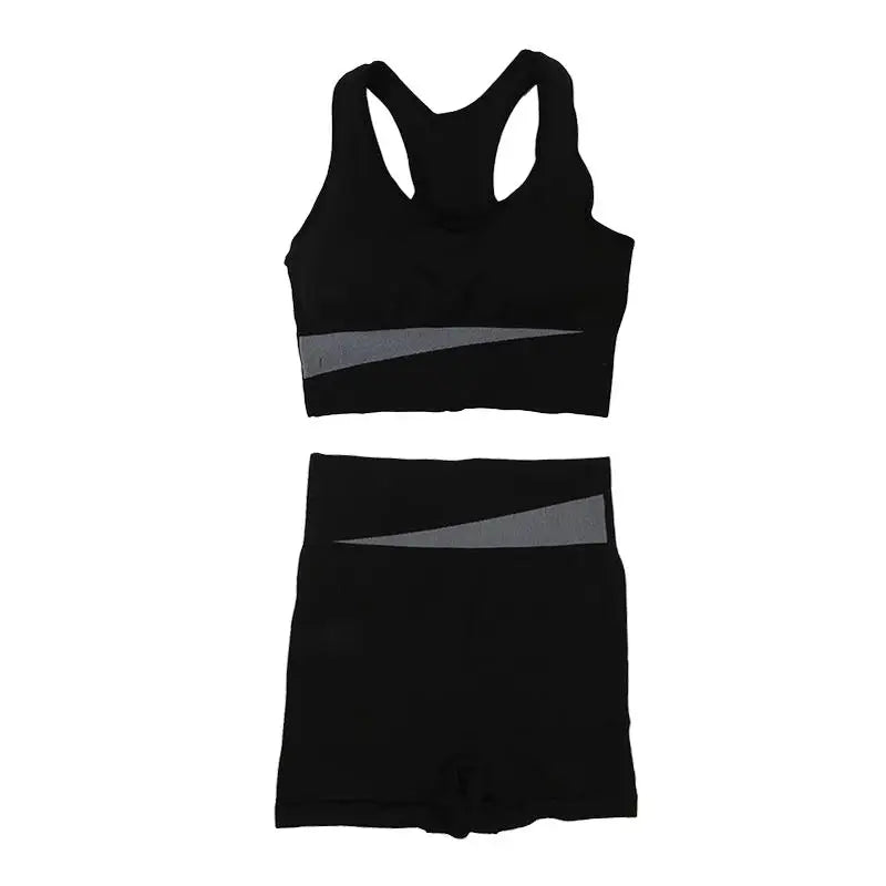 Women Yoga Suit Set High Waist Hip Lift Running Wear
