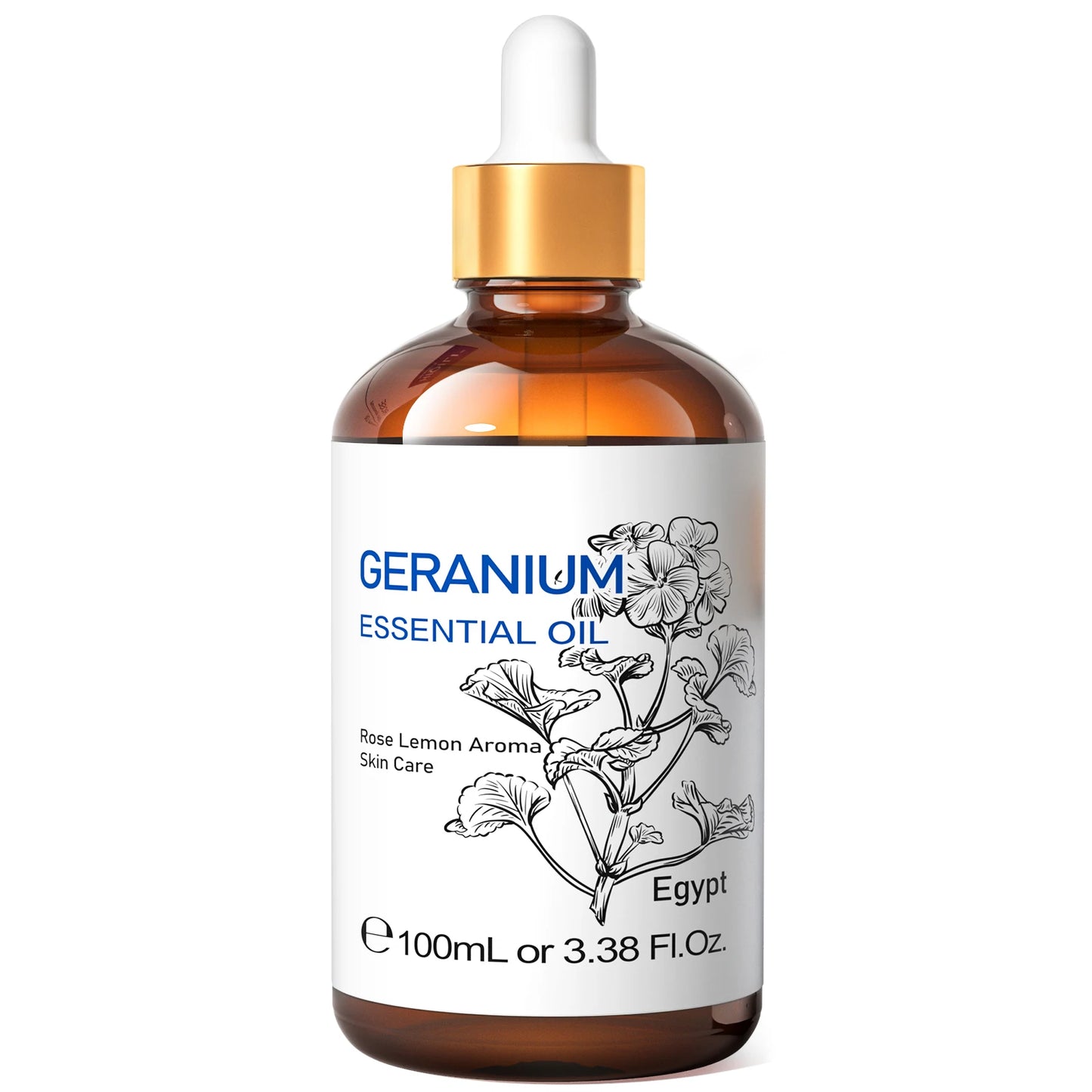 HIQILI Natural Essential Oil Geranium Tea Tree Rosemary Vanilla Lavender