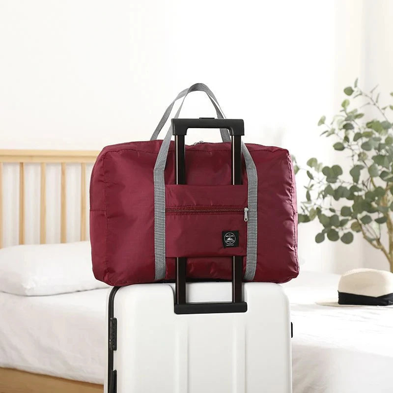 Foldable Travel Duffel Bag Carry On For Women Large Capacity