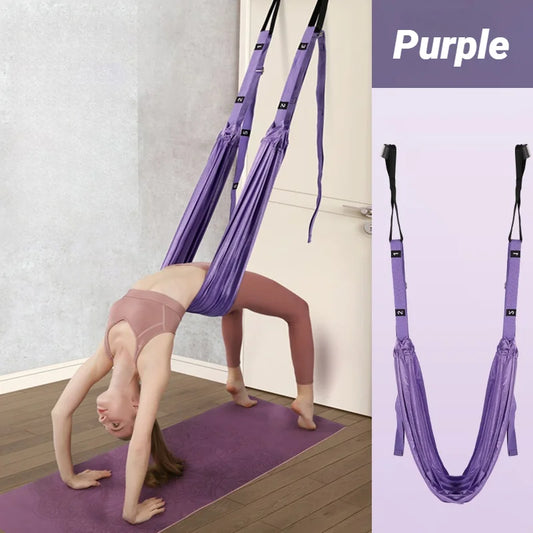 Adjustable Aerial Yoga Strap For Women Stretching And Inversions