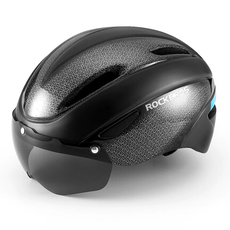 ROCKBROS Aero Cycling Helmet With Goggles For Road And MTB