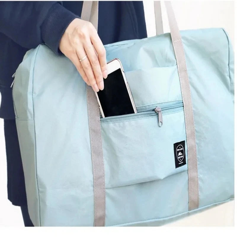 Foldable Travel Duffel Bag Carry On For Women Large Capacity