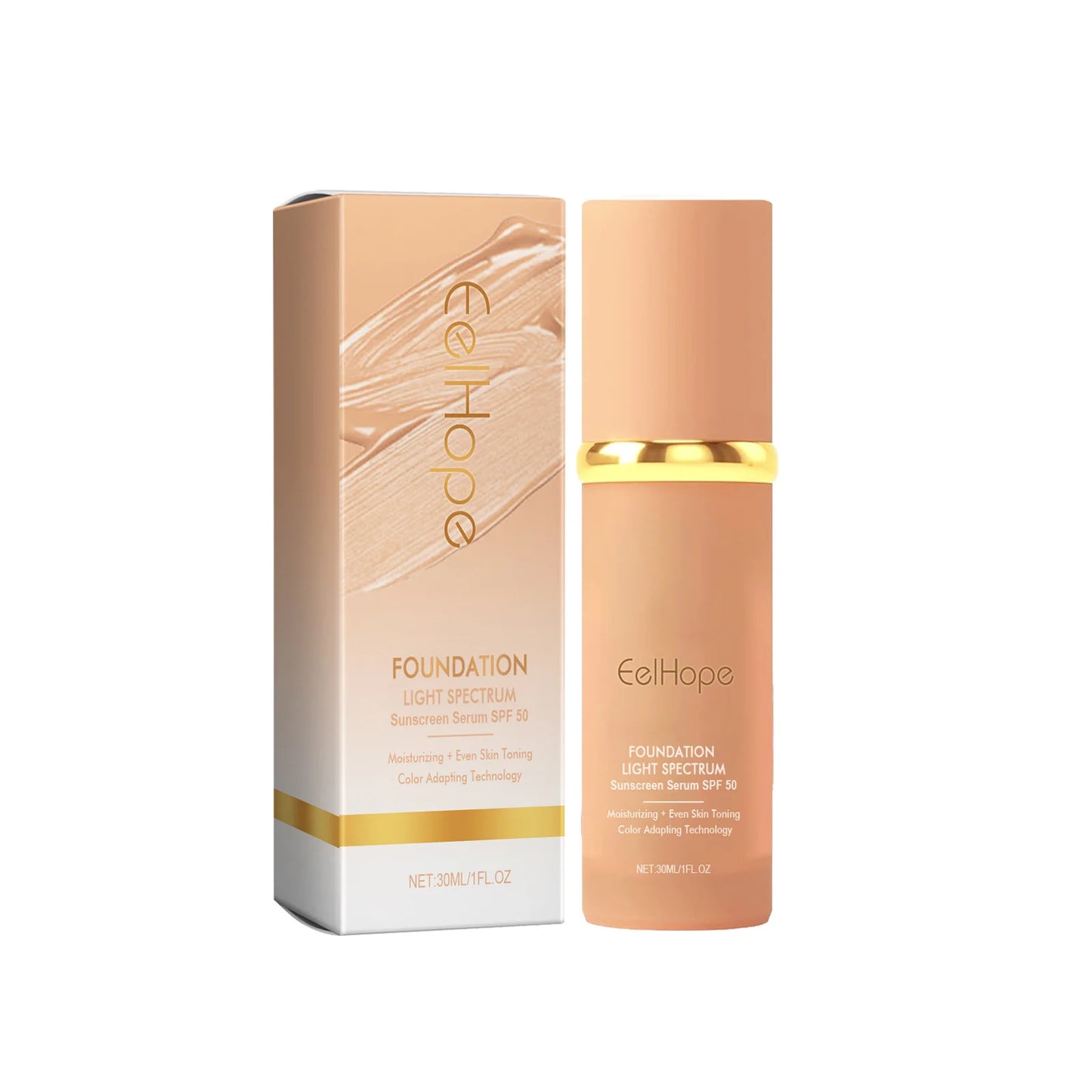 4-In-1 Liquid Foundation SPF 50 Matte Waterproof Coverage