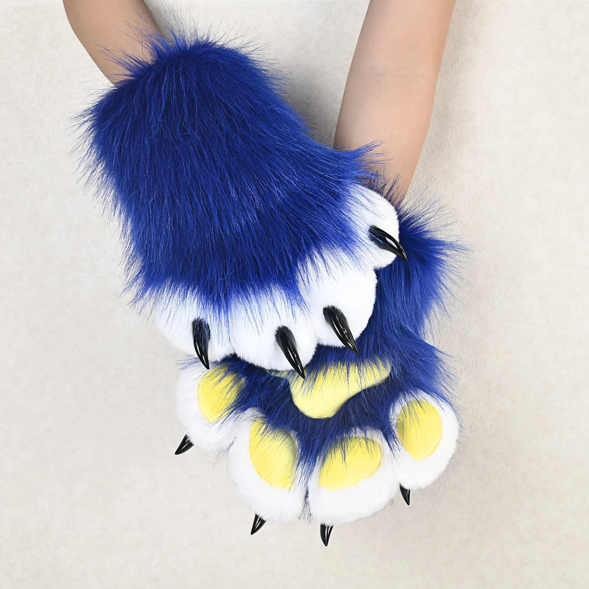 Faux Fur Animal Claw Gloves For Cosplay Costume Party